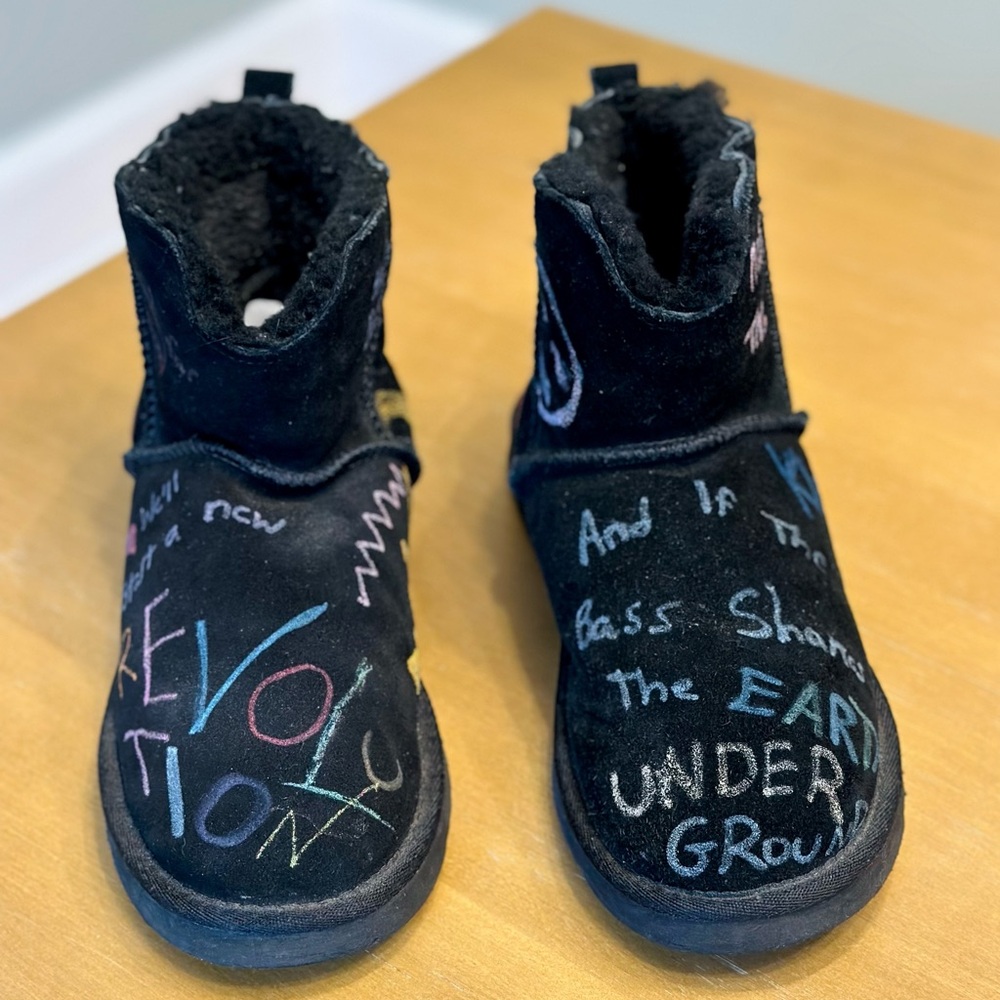 UGG Pierce The Veil Graffiti Style Ugg Boots painted by Sara Haber